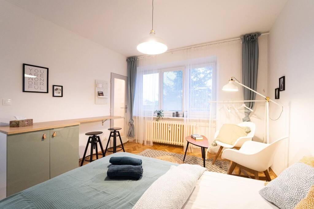 Mini Studio In Masaryk Quarter - Brno Apartment Luaran gambar